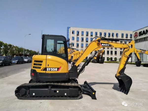 Máy đào Sany gầu 0.2m3 -SY55U – 5200kg